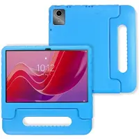 Lunso Geschikt voor Lenovo Tab M11 - EVA Schokbestendige Kinderhoes met handvat - Lichtblauw