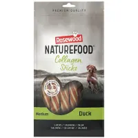 Rosewood 10x Naturefood Hondensnack Collageen Sticks Duck M 100 gr