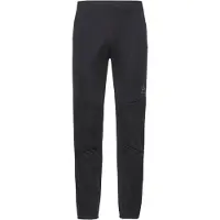 Odlo - Langlaufkleding - Pants Regular Length Essentials Warm M Black voor Heren van Gerecycled Polyester - Maat XL - Zwart