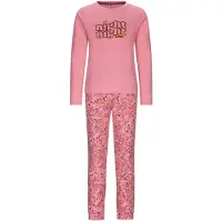 B.NOSY pyjama roze Meisjes Katoen Ronde hals All over print - maat 134/140