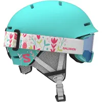 Salomon Skihelm Kids Player Combo Aruba Blue-53 - 56 cm