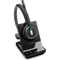 Epos IMPACT SDW 5033, enkelzijdige draadloze DECT-headset Ruisonderdrukkingssysteem met twee microfoons, geoptimaliseerd voor UC en met Skype for Business-certificering