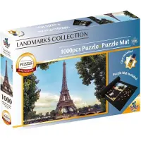 Braet Superpack puzzel 1000 st + lijm en mat - Eiffeltoren.