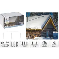 Nampook IJspegelverlichting | 40 LED lampjes | warm wit