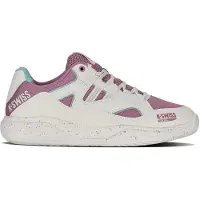 K-Swiss Padelschoen Women Tura Team Padel Snow White Lilas Pastel Turquoise-Schoenmaat 42