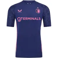 Castore Feyenoord Trainingsshirt 2025-2026 Donkerblauw Roze