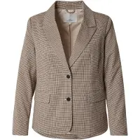 ONLY Carmakoma Blazers 'CARAmour' ecru / bruin / zwart