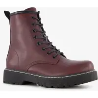 Blue Box dames veterboots bordeaux rood maat 38