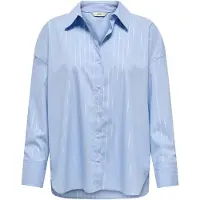 JDY Blouse 'Mio' lichtblauw / zilver