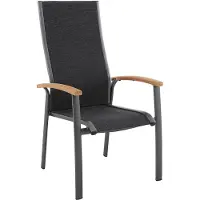 Royal Garden Royal Kensington Plus dining tuinstoel stapelbaar hoge rugleuning aluminium 2 stuks