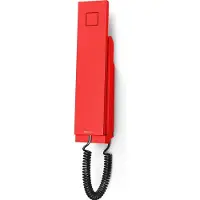 Snom FELRODE analoge telefoon - geschikt voor wandmontage - noodtelefoon - e303a - rood