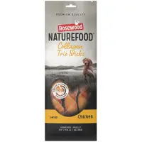 Rosewood Naturefood Hondensnack Collageen Trios Chicken L 240 gr