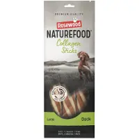 Rosewood 6x Naturefood Hondensnack Collageen Sticks Duck L 240 gr