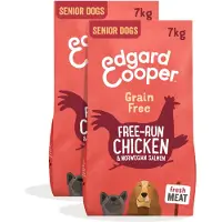 Edgard & Cooper 2x Hondenvoer Droog Scharrelkip - Noorse Zalm Senior 7 kg