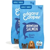 Edgard & Cooper 2x Hondenvoer Droog Noorse Zalm 7 Kg