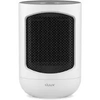 Duux Zone: Energiebesparende verwarming met ventilator, stil - Elektrische verwarming met 1500 watt, 3 vermogensstanden, thermostaat en 60 graden horizontale oscilatie - Wit