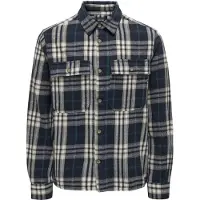 Only & Sons Scott Check Flannel Overshirt
