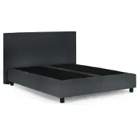 Karlsson Boxspring Autentik Tunn zonder matras - 160 x 210 cm - anthracite