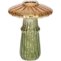 Intratuin Vaas Shiitake Bruin / Groen D 9 H 12 Cm