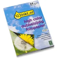 123inkt Dubbelzijdig High Color mat fotopapier 180 g/m² A4 (50 vellen) FSC Mix 70%