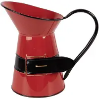 Clayre & Eef Decoratie Schenkkan 19x12x18 cm Rood Metaal