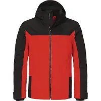 Schöffel Outdoorjas 'Zandwel MNS' rood / zwart
