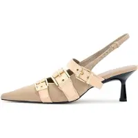 AllSaints Vivian Slingback Sand Brown Maat: 36 | Pumps Outlet | Dames | Bruin