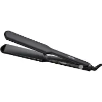 Floria Stijltang & Krultang 2-in-1 – Keramische Platen 120×42 mm – 200 °C – Snel PTC-opwarmen – 360° Draaibaar Snoer – Dual Voltage – Zwart (62 W)