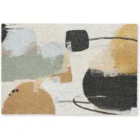 MuchoWow Deurmat 90x60 cm - Droogloopmat Paint - Abstract - Kleuren - Mat voor binnen - Schoonloopmat - Deurmatten met print - Inloopmat
