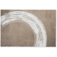MuchoWow Deurmat 90x60 cm - Droogloopmat Verf - Bruin - Japandi - Mat voor binnen - Schoonloopmat - Deurmatten met print - Inloopmat
