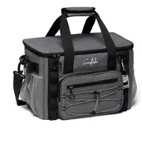 Sunflake Koeltas Groot - 22 Liter - 5 Laags Geïsoleerde Picknicktas met Flessenopener - Lunchtas - Grijs -