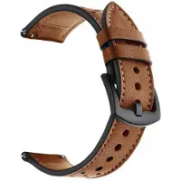 Spacecase Elegance Horlogeband 22 Mm Bruin Leer