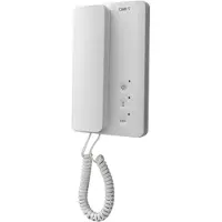 CAME - Intercomkit voor ééngezinswoningen - 3 Delig: Audio intercom AGT A in Huis, LHS A/01 Buitenpost & VAS/101 Voedingsbron - Deurbel & Parlofoon - Wit