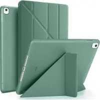 SBVR Tablet Hoes geschikt voor iPad Hoes 2019 - 7e Generatie - 10.2 inch - Smart Cover - Donkergroen