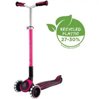 Globber ACE LIGHTS fuchsia roze, met lichtgevende wielen