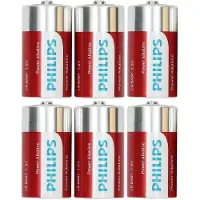 Philips LR14 C batterijen - 6x stuks - Alkaline Power