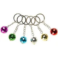Duckiez Sleutelhanger Discobal - 12 stuks