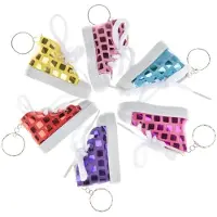 Duckiez Sleutelhanger Basketbalschoen Glitter - 48 stuks