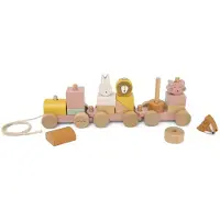 Trixie Houten Dierentrein Mrs. Cat †“ 18m+ †“ FSC hout - Leuk als verjaardagscadeau