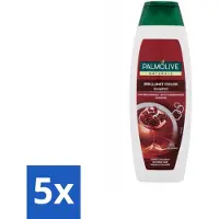 Palmolive 5 x Naturals - Shampoo - Brilliant Color - Voor Gekleurd Haar - 350 ml - Gekleurd Haar - Haar Verzorging - Haar Kleur Behouden - Haar Glans - Haar Bescherming