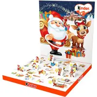 Kinder Pop Up Chocolade Adventskalender 30 X 3 X 30 Cm