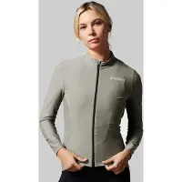 Acelera Fietsshirt Lange Mouwen Grijs - Lined - Wielershirt - Fietskleding - Dames - Warm Fietsshirt Lange Mouwen - Maat 2XL
