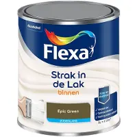 Flexa - Strak In De Lak Binnenlak Zijdeglans - Epic Green - Mengverf - 1 L