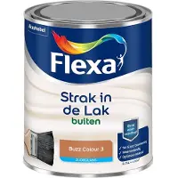 Flexa - Strak In De Lak Buitenlak Zijdeglans - Buzz Colour 3 - Mengverf - 750 Ml