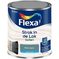 Flexa - Strak In De Lak Buitenlak Zijdeglans - Retro Aqua - Mengverf - 1 L