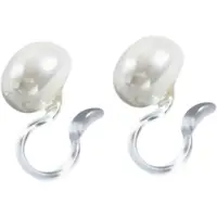 Charme Bijoux Klem oorbellen- parel- kunststof- geen gaatje-