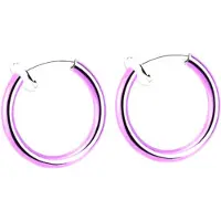 Charme Bijoux klem oorringen Licht Roze-12 mm- geen gaatje-