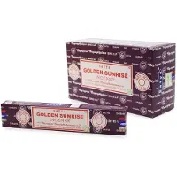 Satya - golden sunrise - wierook - wierookstokjes - doos 12 stuks van 15 gram