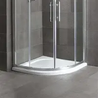 Eastbrook Volente douchebak 90x90cm kwartrond composiet wit