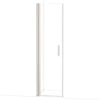 Maxaro Diamond Douchedeur | 60 cm Rvs Helder glas Draaideur